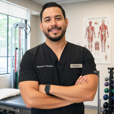 Daniel Herrera, fisioterapeuta